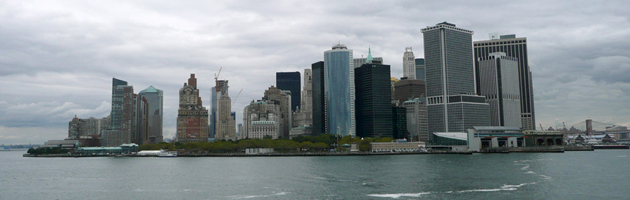 Vista de New York desde el Ferry de Staten Island