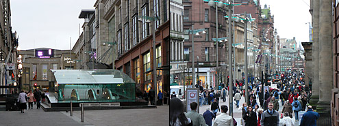 Buchanan Street, calle comercial peatonal