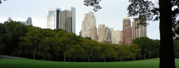 Visiones desde Central Park a primera hora de la mañana