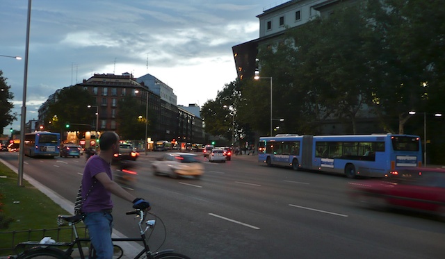 Semáforo en Atocha