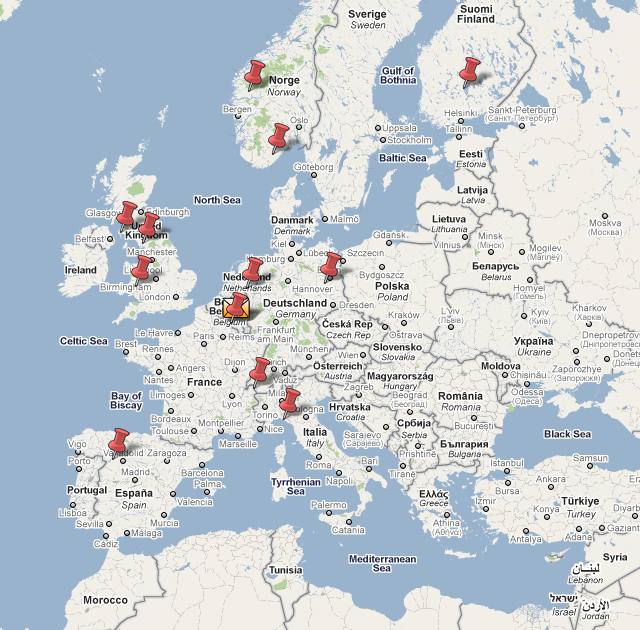 Villas del Libro en el mundo