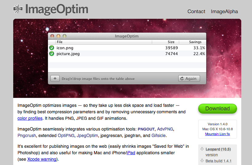 ImageOptim App