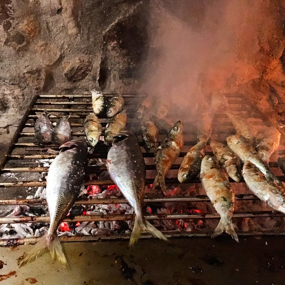 Xoubas y Xurelos a la brasa