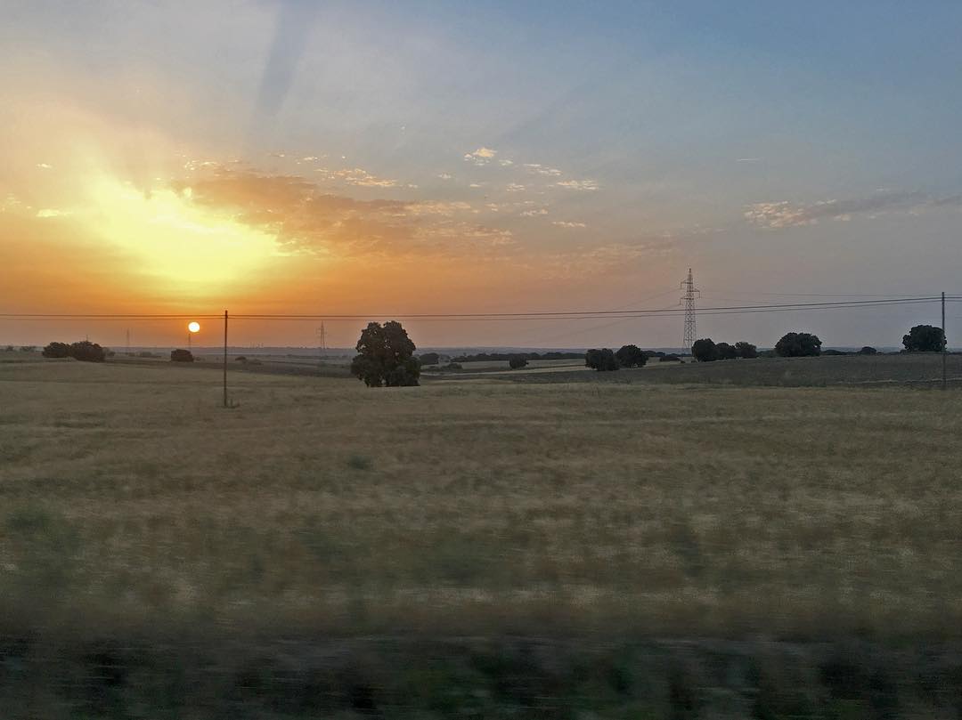 Disco de Sol en la cuenca del Guadarrama