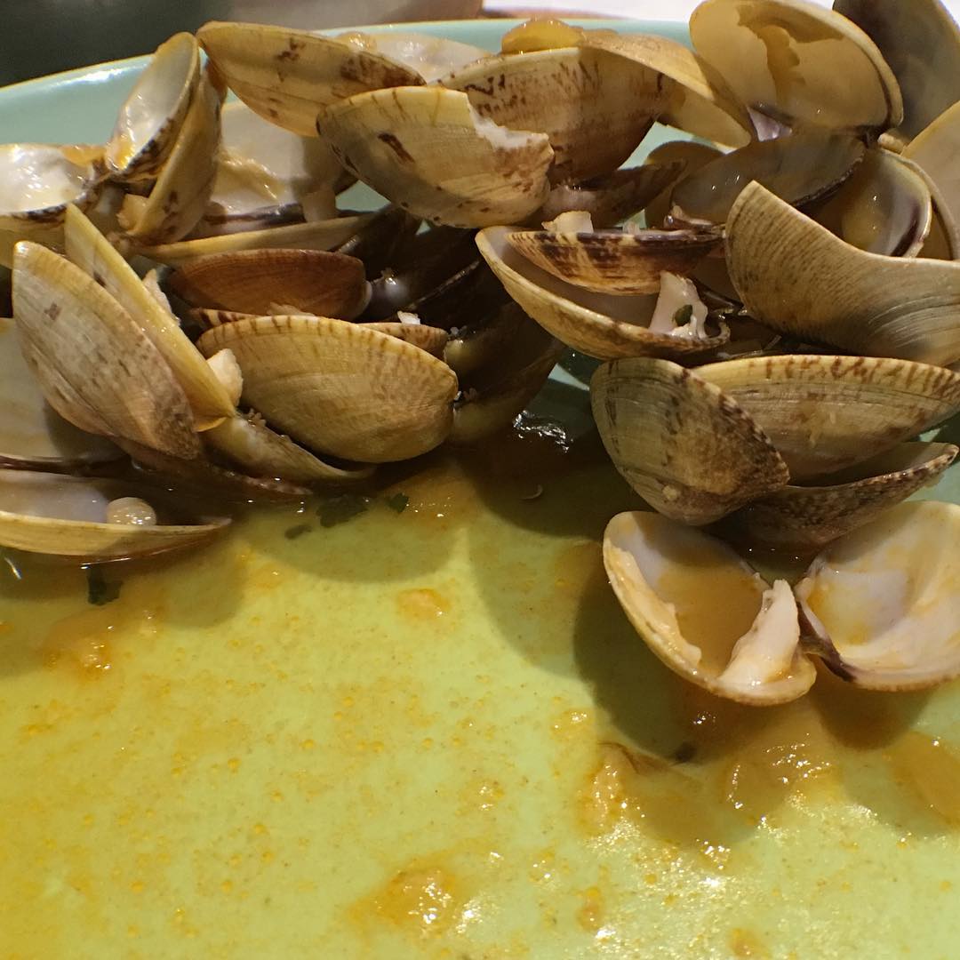 Almejas a la marinera. Exquisitas